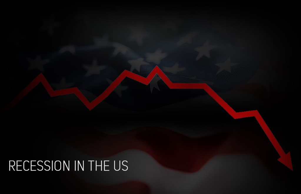Экономика США показала отрицательное значение в первом квартале года, усилив опасения рецессии